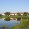 A view of the clubhouse at Hunter's Green Country Club