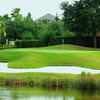 A view of the 18th green at Plantation Palms Golf Club