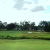 A view of green #8 at Plantation Palms Golf Club