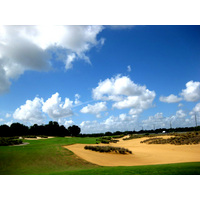 The 14th hole at Mystic Dunes Golf Club, a Gary Koch design in Celebration, Florida.