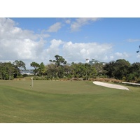 At 497 yards, the par-4 ninth at Floridian Yacht & Golf Club is one tough golf hole.