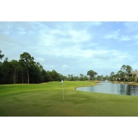 The 460-yard ninth is the No. 1 handicap hole at Raven Golf Club at Sandestin Golf and Beach Resort.